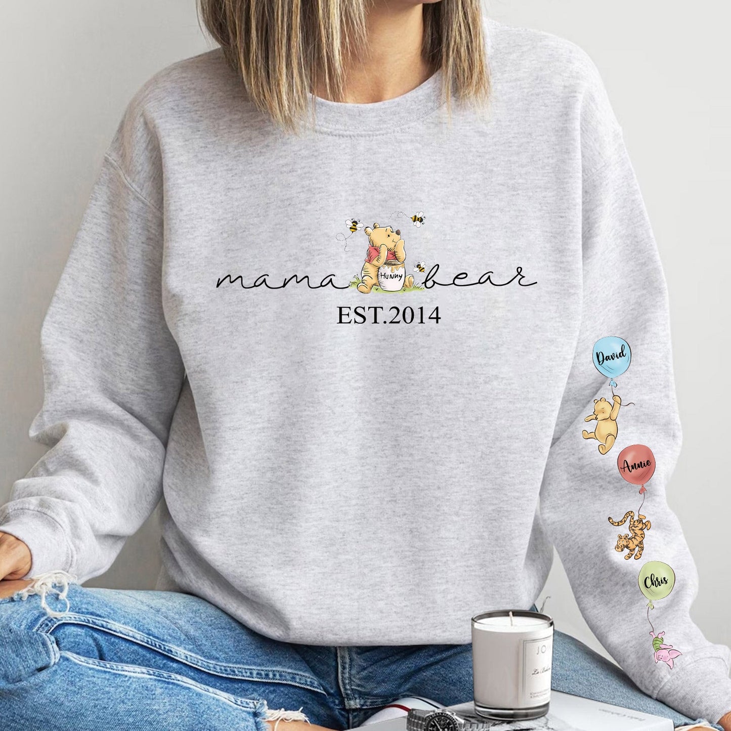 50% OFF❤️Custom Mama Bear Sweatshirt🐻Hoodie