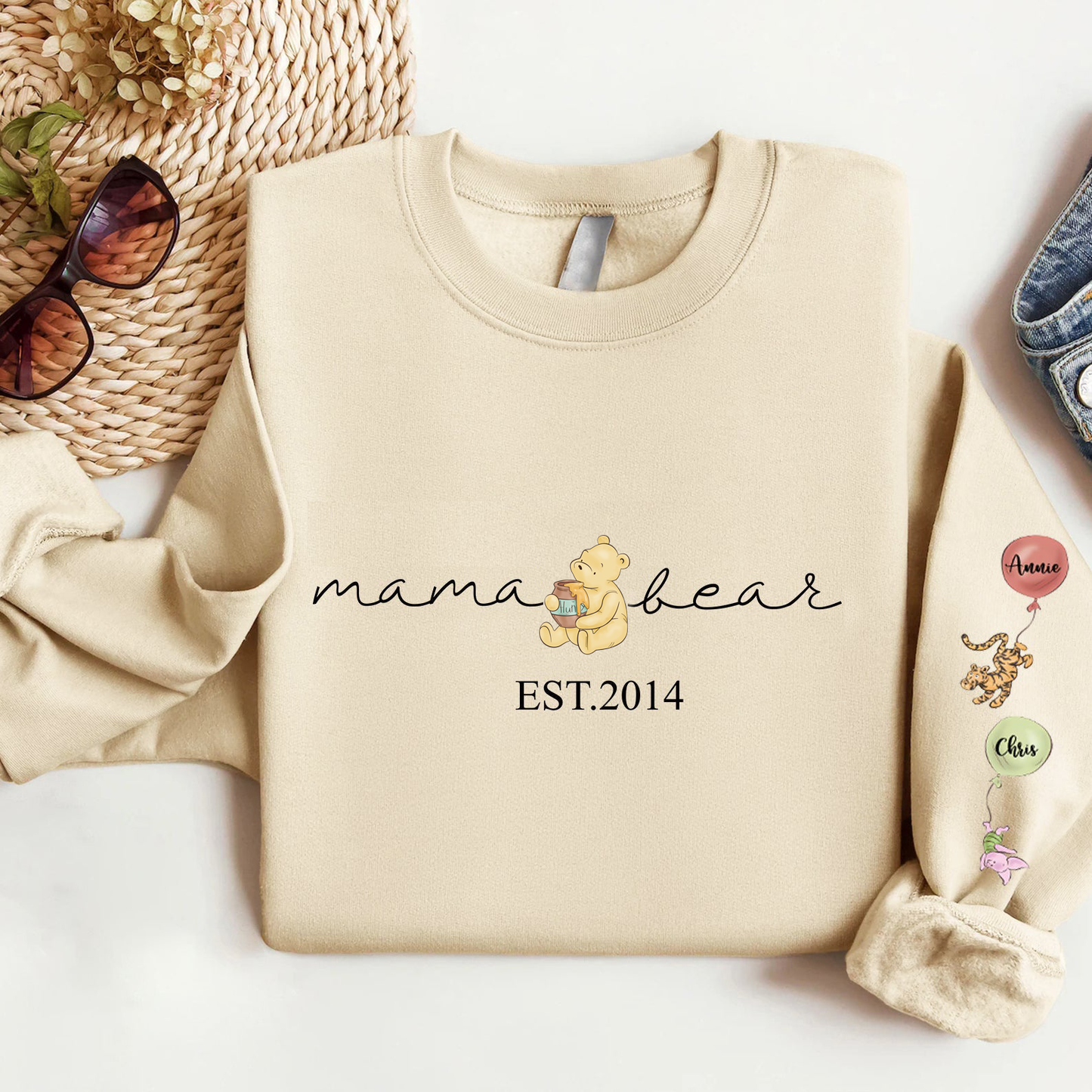 50% OFF❤️Custom Mama Bear Sweatshirt🐻Hoodie