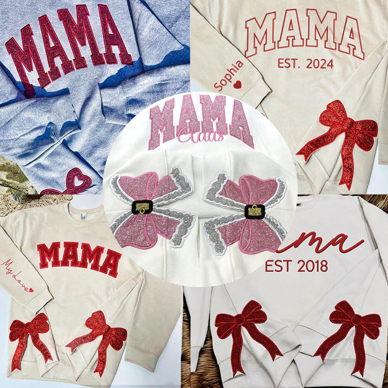 50% OFFâ¨Personalized Viral Bow Side SweatshirtđHoodie