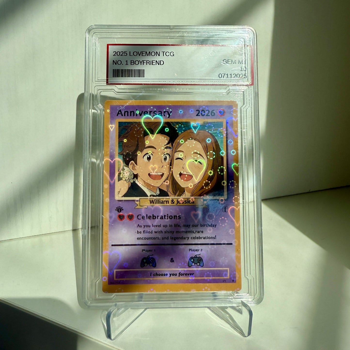 50% OFF💕Custom Anniversary Card Couple Photo Anime Style